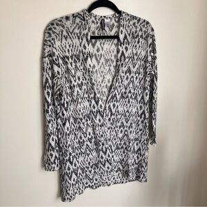 H&M Divided Lightweight Chevron Print Cardigan